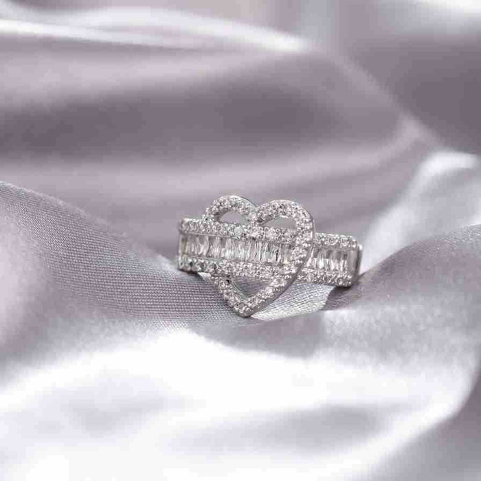 Wholesale Heavy industry ring, cross ring, female niche, adjustable opening, non fading ring