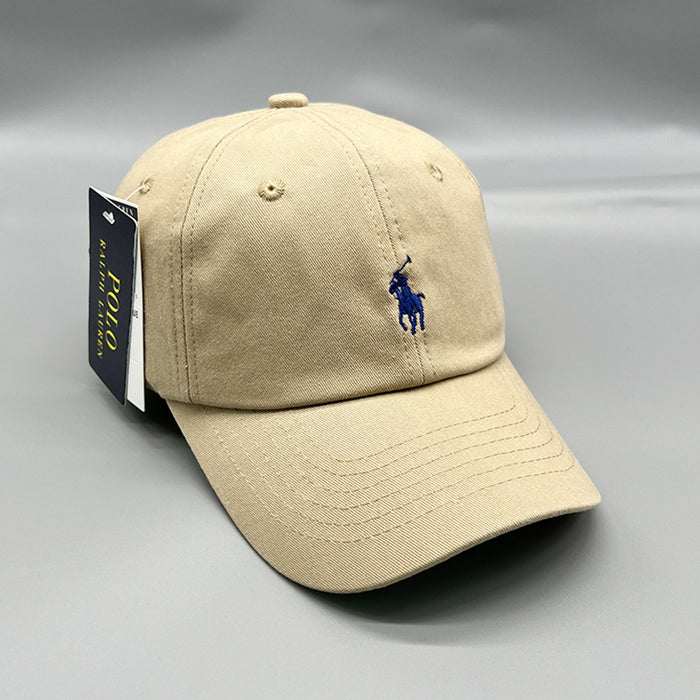 Wholesale Horse Embroidery Baseball Cap Pure Cotton Washed Cloth Unisex Sun Protection