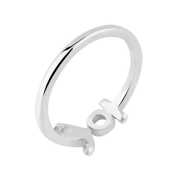 Wholesale Personalized titanium steel ring, niche stainless steel ring accessories and ornaments