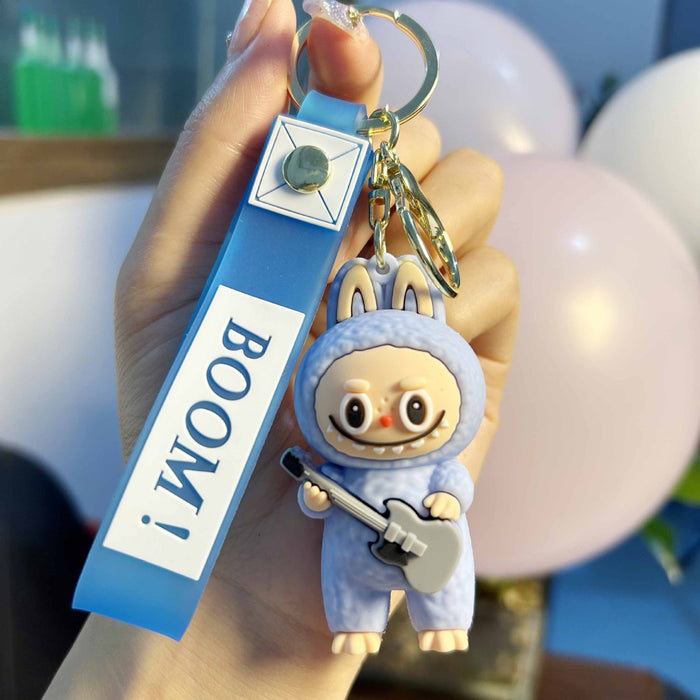 Wholesale Cute cartoon car keychain gift with keychain