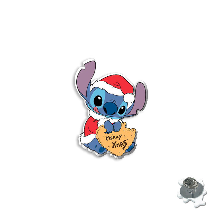 Wholesale Christmas cartoon  brooch cute  pin acrylic badge