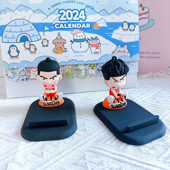 Wholesale PVC Cartoon Doll Mobile Phone Holder JDC-PS-MingT007