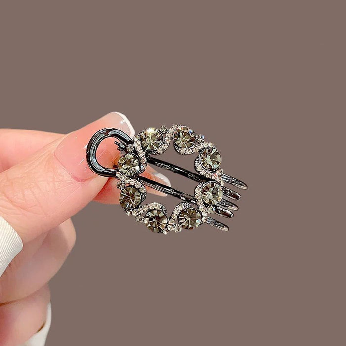 Wholesale Round Hollow Hairpin Bangs Clip Headwear Hairpin Broken Hair Clip