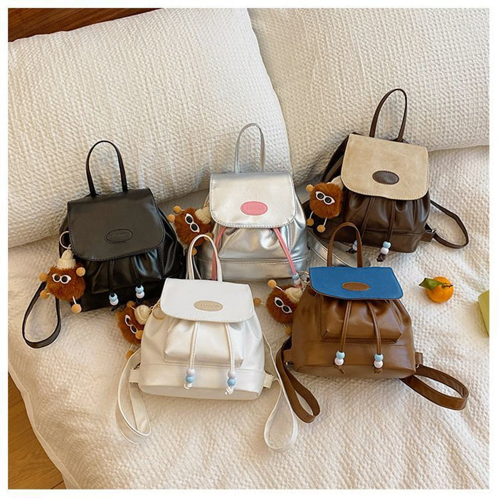 Wholesale Fashionable and minimalist handbag, stylish single shoulder retro patchwork backpack