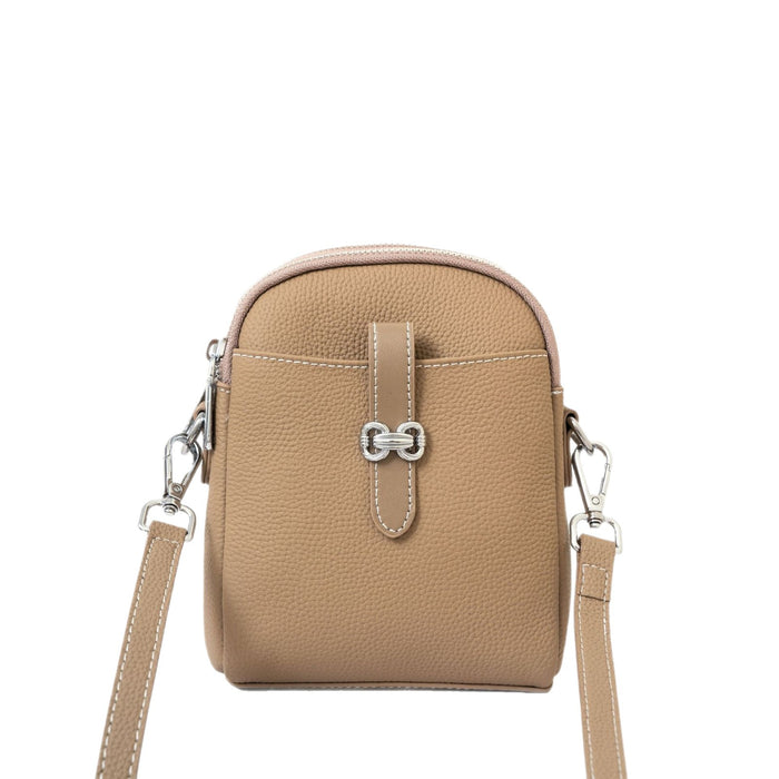 Wholesale Head layer cowhide bag, mobile phone bag, new casual and fashionable crossbody bag, single shoulder small square bag, key bag