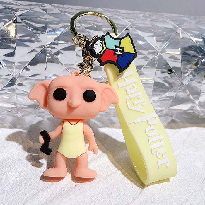 Wholesale Cartoon Silicone Doll Keychain JDC-KC-QiChao045