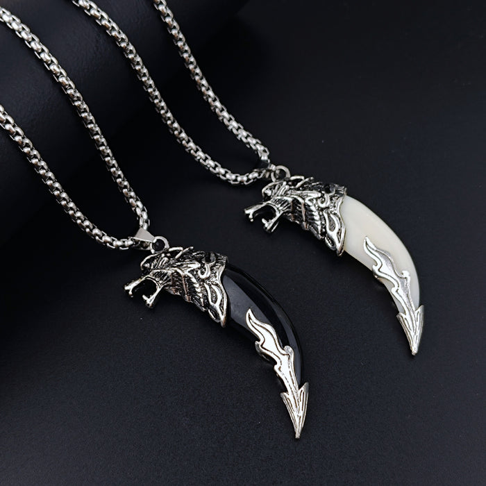 Wholesale Men's Spike Stainless Steel Necklace JDC-NE-SuoBa002