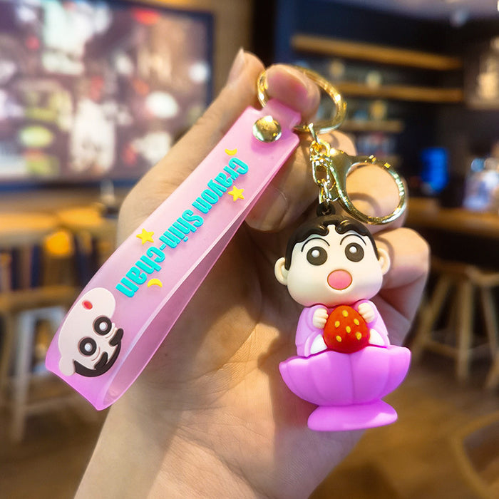 Wholesale Cartoon Doll Silicone Keychain JDC-KC-Tingm261