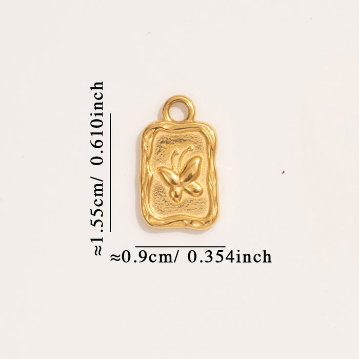 Wholesale Fashion and Personalized Stainless Steel Pendant DIY Design Eye Pendant Color Preserving Wholesale