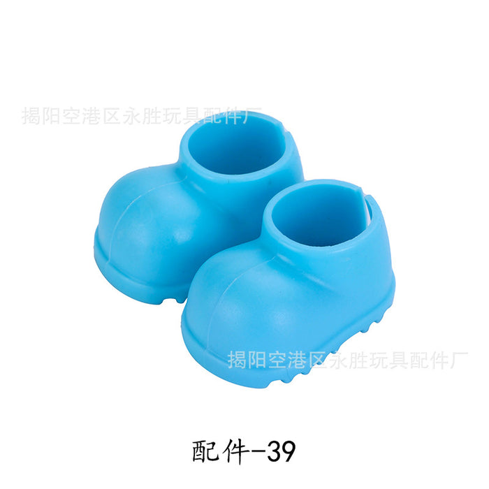 Wholesale Doll clothes Keychain Hanging Cotton Doll Dress up Shoes Boots with Pendant