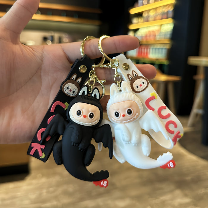 Wholesale  Keychain Little Sheep Cute Cartoon Soft Plastic Sheep Doll Pendant