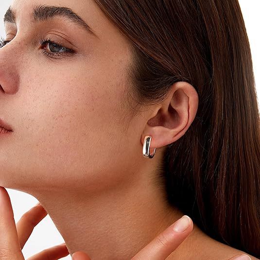 Wholesale U-shaped oval earrings women's  earrings fashion geometric earrings