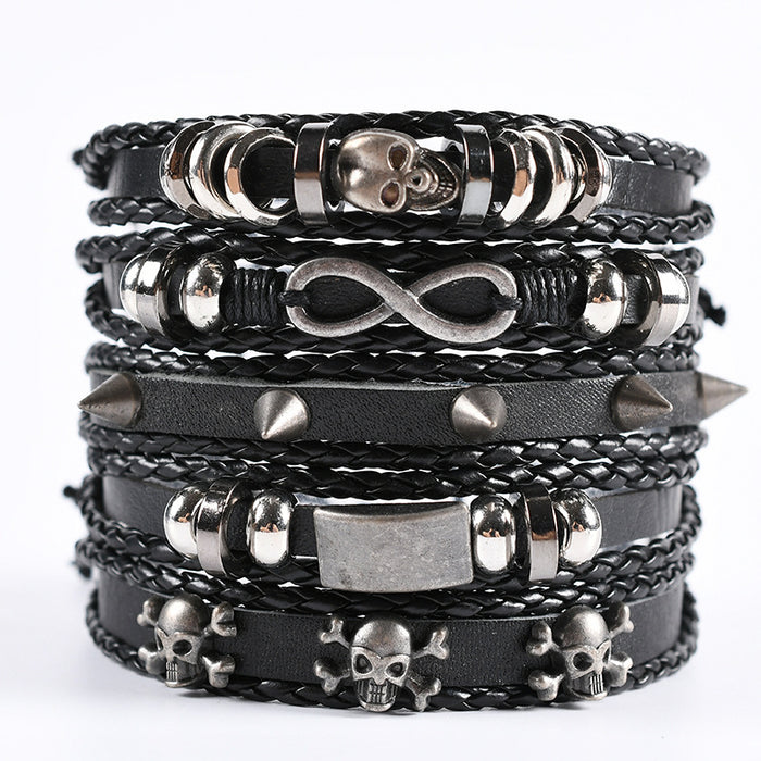 Wholesale Punk Style Alloy Men's Bracelet JDC-BT-XH022