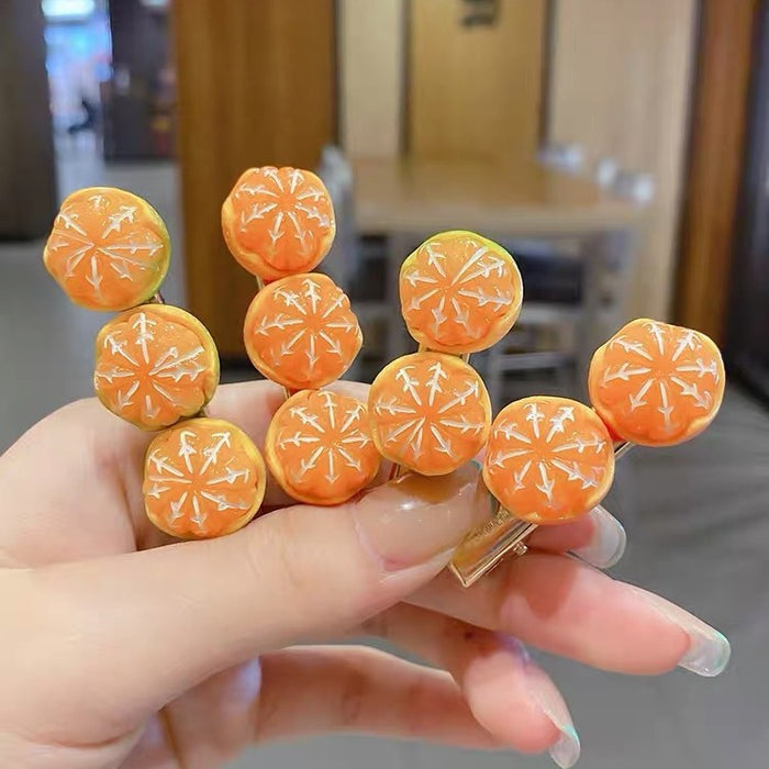 Wholesale  Cute Creative Orange Hairpin