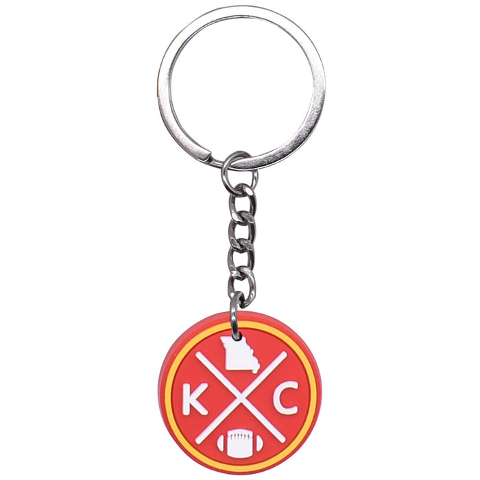 Wholesale of 10PCS Rugby PVC Keychains JDC-KC-SuWen001