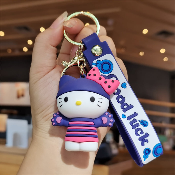 Wholesale Cartoon Silicone Doll Keychain JDC-KC-ZhuoRan032