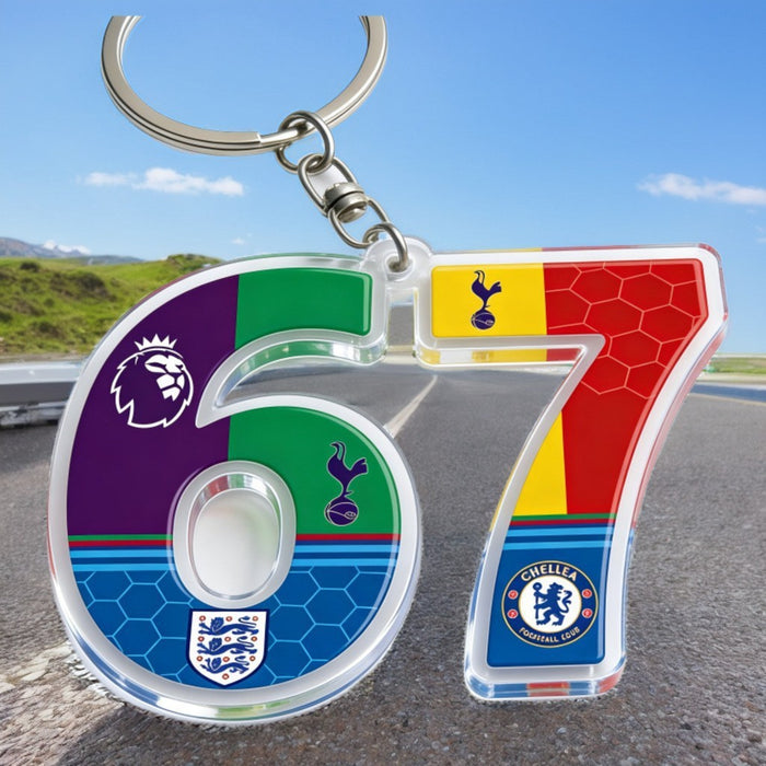Wholesale World Cup Acrylic Keychain 2D Backpack Pendant Gift Fashion Accessory MOQ≥2