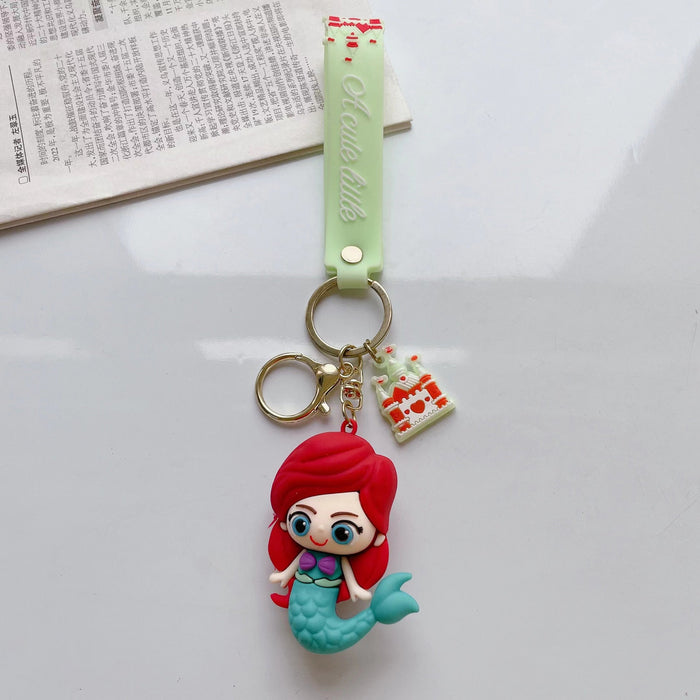 Wholesale Cute Cartoon Three-dimensional Silicone Keychain JDC-KC-JuShu031