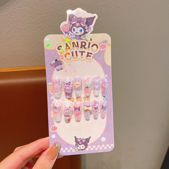 Wholesale children Long cute nail stickers
