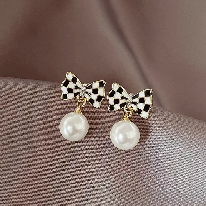 Wholesale Square Cat's Eye Alloy Earrings JDC-ES-Chengx004