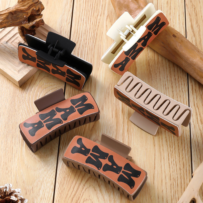 Wholesale printed square hairpin  simple all-match Hair Clips