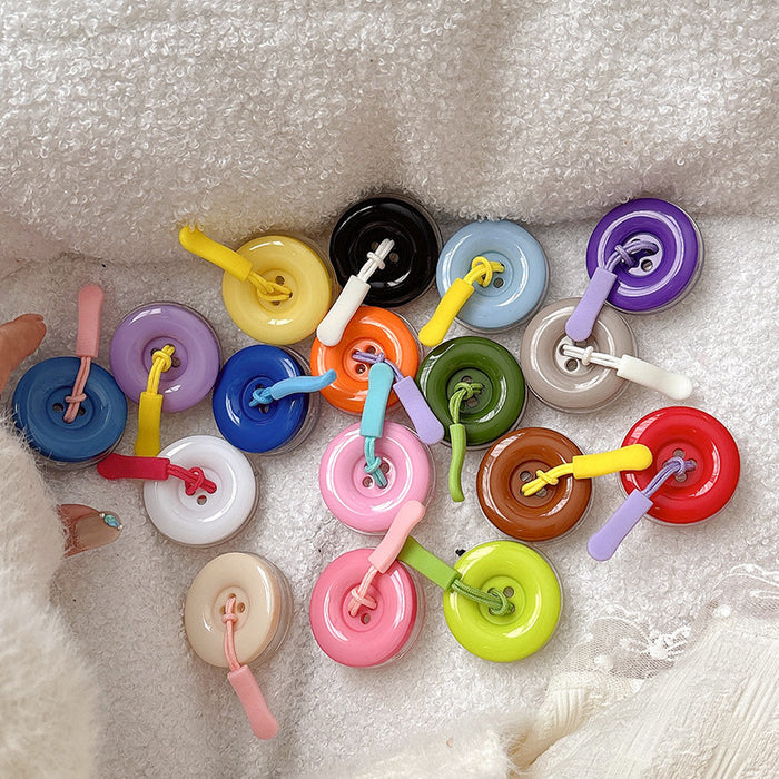Wholesale Plastic 3D Button Retractable Phone Stand Accessory