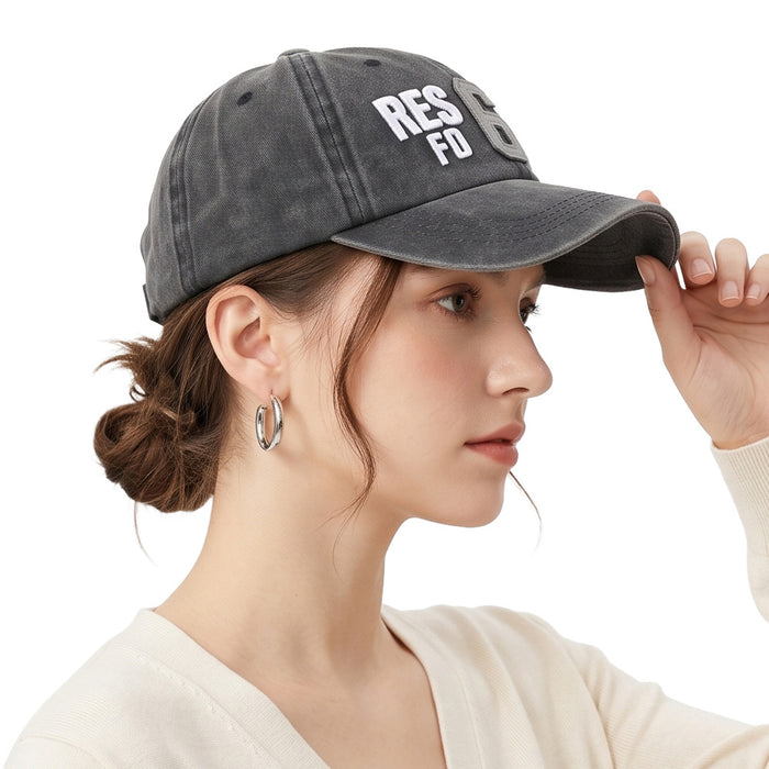 Wholesale Fashion Retro Washed Cotton Baseball Cap with Curved Brim for Summer
