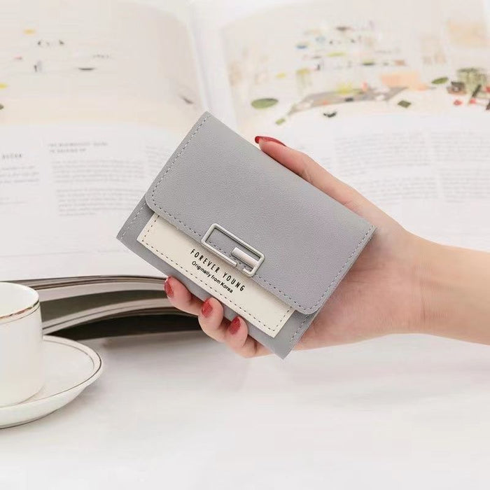 Wholesale PU Fresh and Sweet Multifunctional Short Wallet with Printing - Fashion Accessory for Daily Use