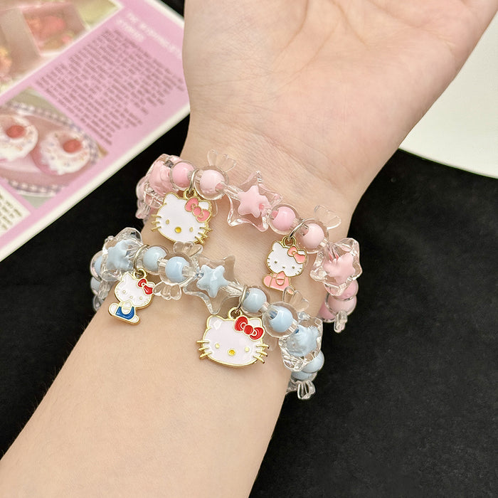 Wholesale cartoon cute crystal beaded bracelet