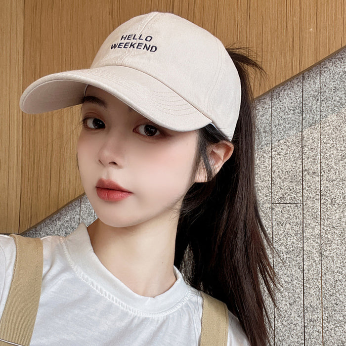 Wholesale Hat summer empty top running duckbill cap baseball cap sunshade sun hat