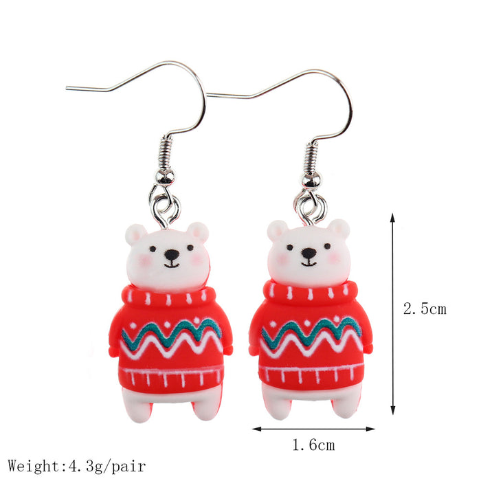 Wholesale Christmas series earrings