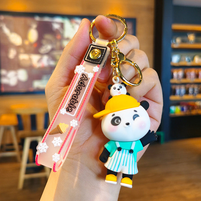 Wholesale Cartoon Doll 3D Rubber Keychain JDC-KC-Tingm070