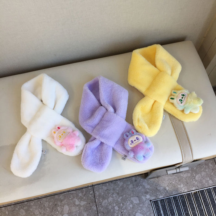 Wholesale Autumn and winter round neck plush Scarves