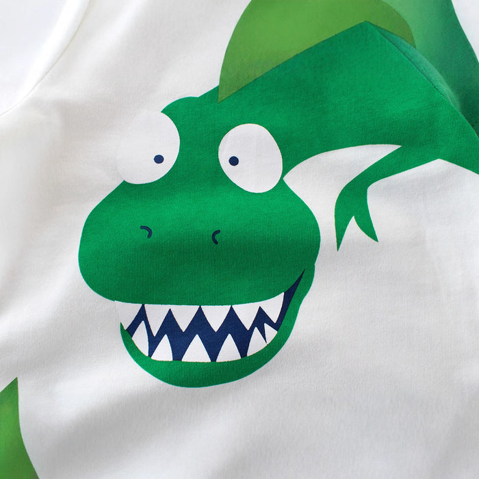 Wholesale Children's Clothing Spring New Products Boys' T-shirts Dinosaur Baby Tops Children's Base Shirts JDC-CTS-SXZB009