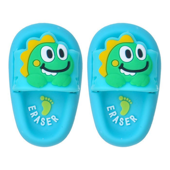 Wholesale Cute slippers shape student eraser mini eraser clean rubber