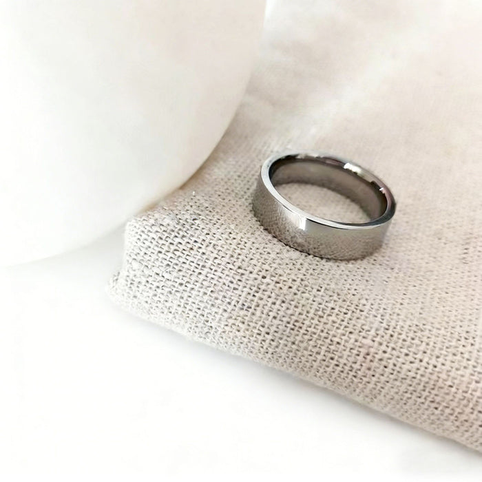 Wholesale Smooth Plain Stainless Steel Ring
