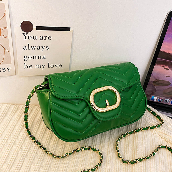 Wholesale One-shoulder Embroidery Chain Crossbody Small Square Bag JDC-SD-HT009