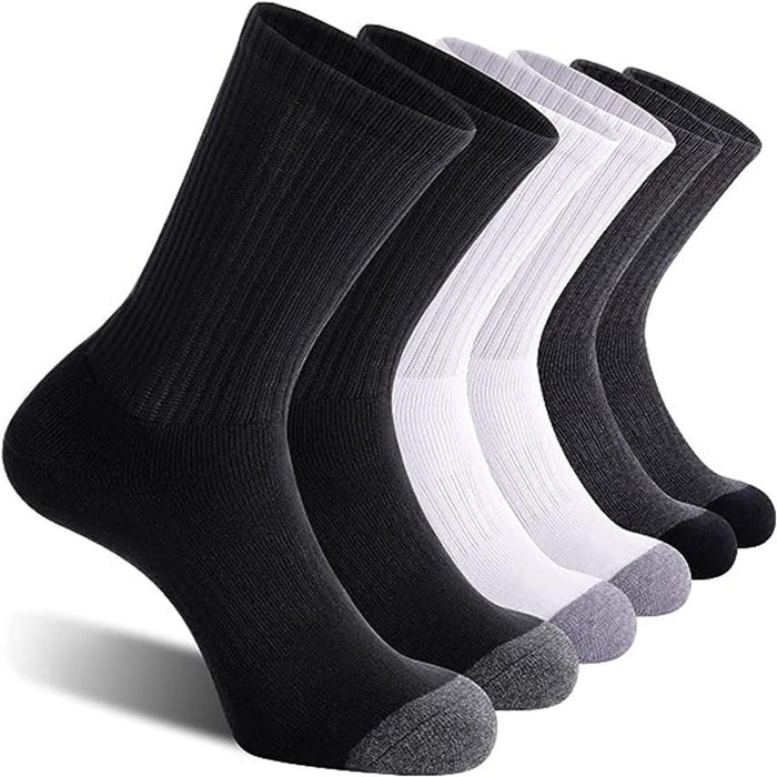 Wholesale cotton socks basketball sports tube socks spring and summer men' s black and white long tube socks