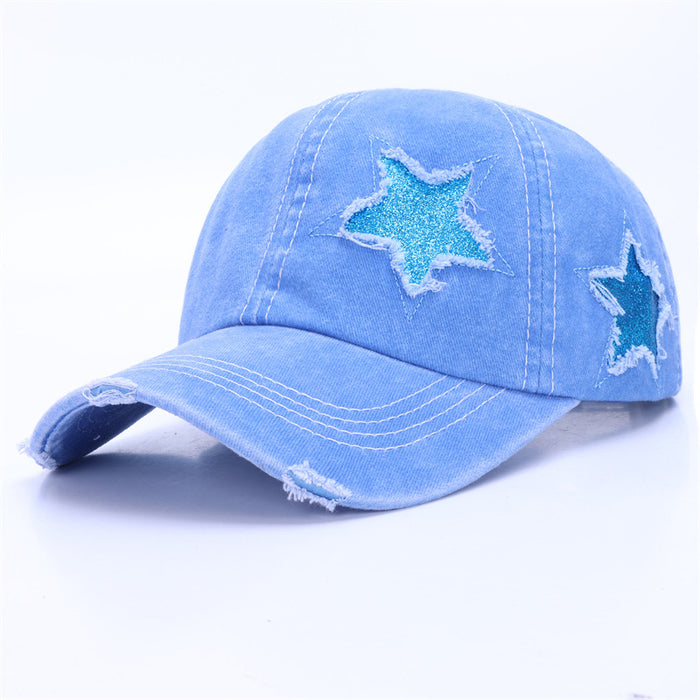 Wholesale Baseball cap for men, retro sun shading hat, washed cotton duckbill cap