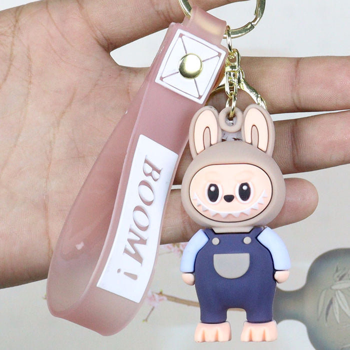 Wholesale Cartoon soft rubber cloth key chain pendant blind box tide cool cloth cloth series push small gift ornaments