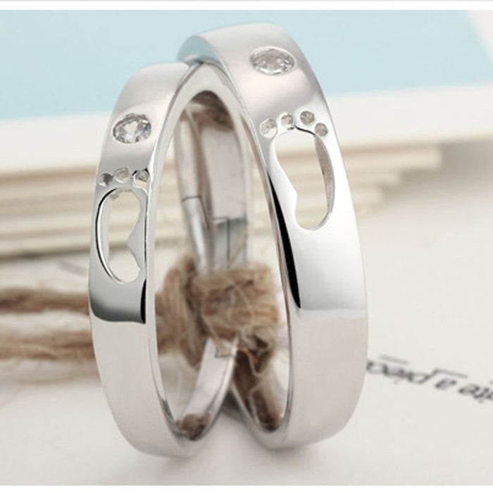 Wholesale  ring Women's couple pair ring  jewelry silver ring