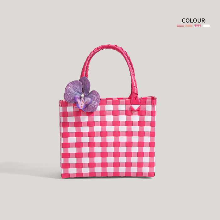 Wholesale Woven Tote Bag Women' s Travel Vacation Large Capacity High-end Handbag Accompanying Gift