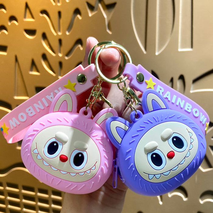 Wholesale Cartoon Cute Rab Coin Purse Keychain