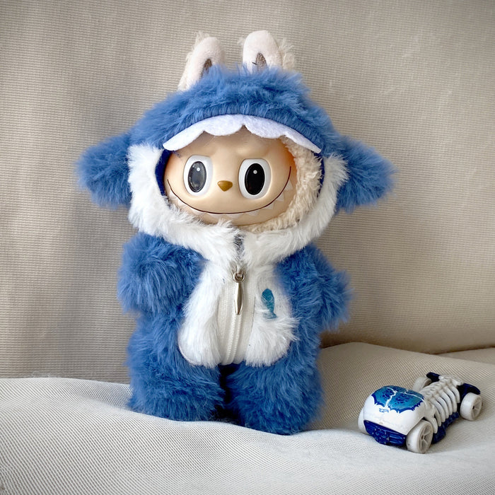 Wholesale Sitting Party Pendant Keychain Doll Change into Animal one-piece Doll Clothes