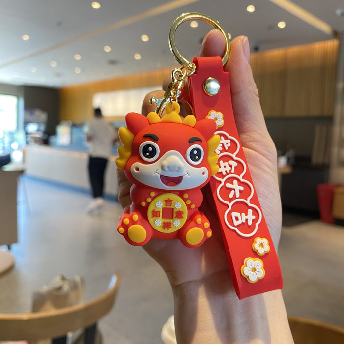 Wholesale Cartoon Silicone Doll Keychain JDC-KC-MingT032