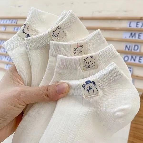 Wholesale Breathable fabric standard socks, cute cartoon boat socks