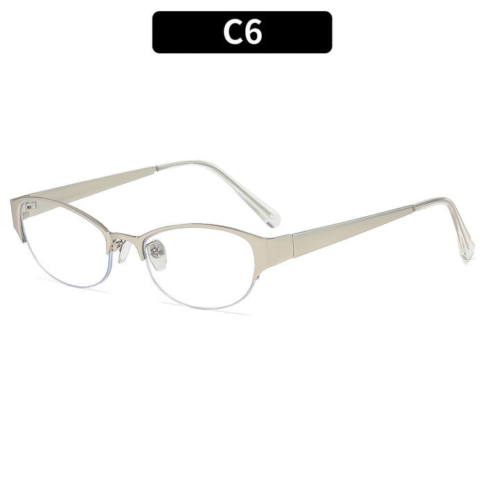 Wholesale Metal Gold Frame Oval Sunglasses with UV400 - Trendy Punk Style Unisex Sun Protection