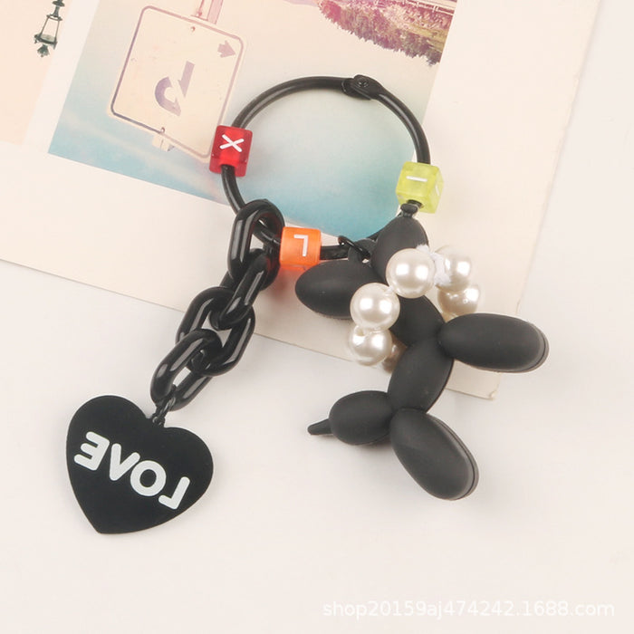 Wholesale  Car Keychain Pendant  Opening Ring Chain Love Accessories  Women's Bag Decoration