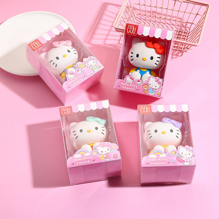 Wholesale 3D Eraser Stationery Office Diy Assembly Rubber