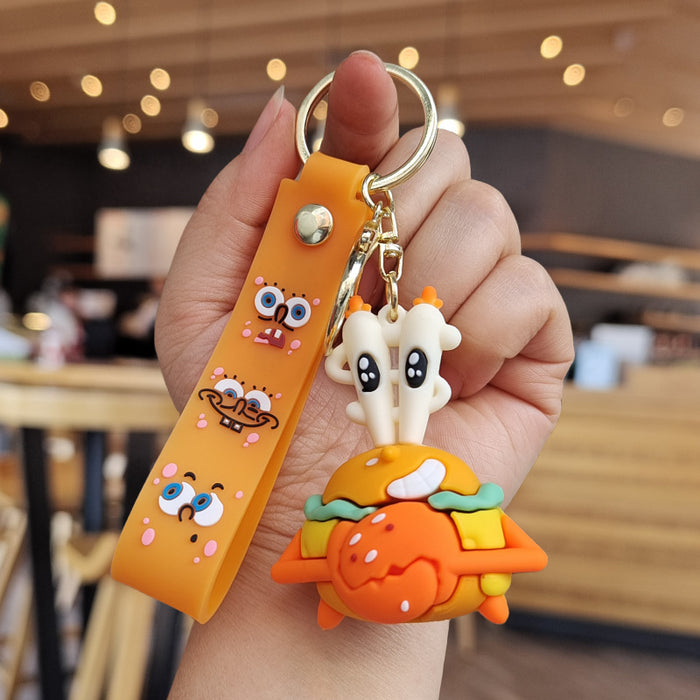 Wholesale Cartoon Silicone Doll Keychain JDC-KC-ZhuoRan024